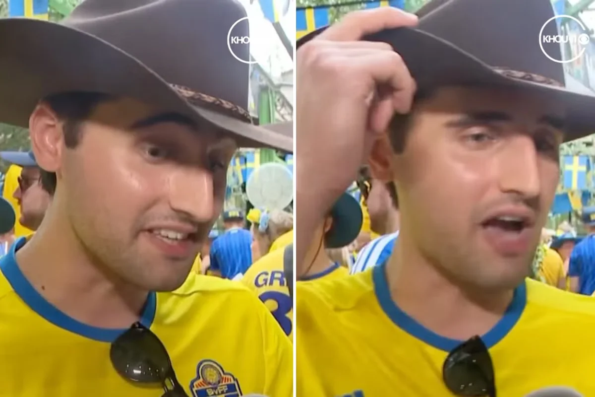 Swedish World Cup fan’s Buc-ee’s cowboy hat goes viral in Houston