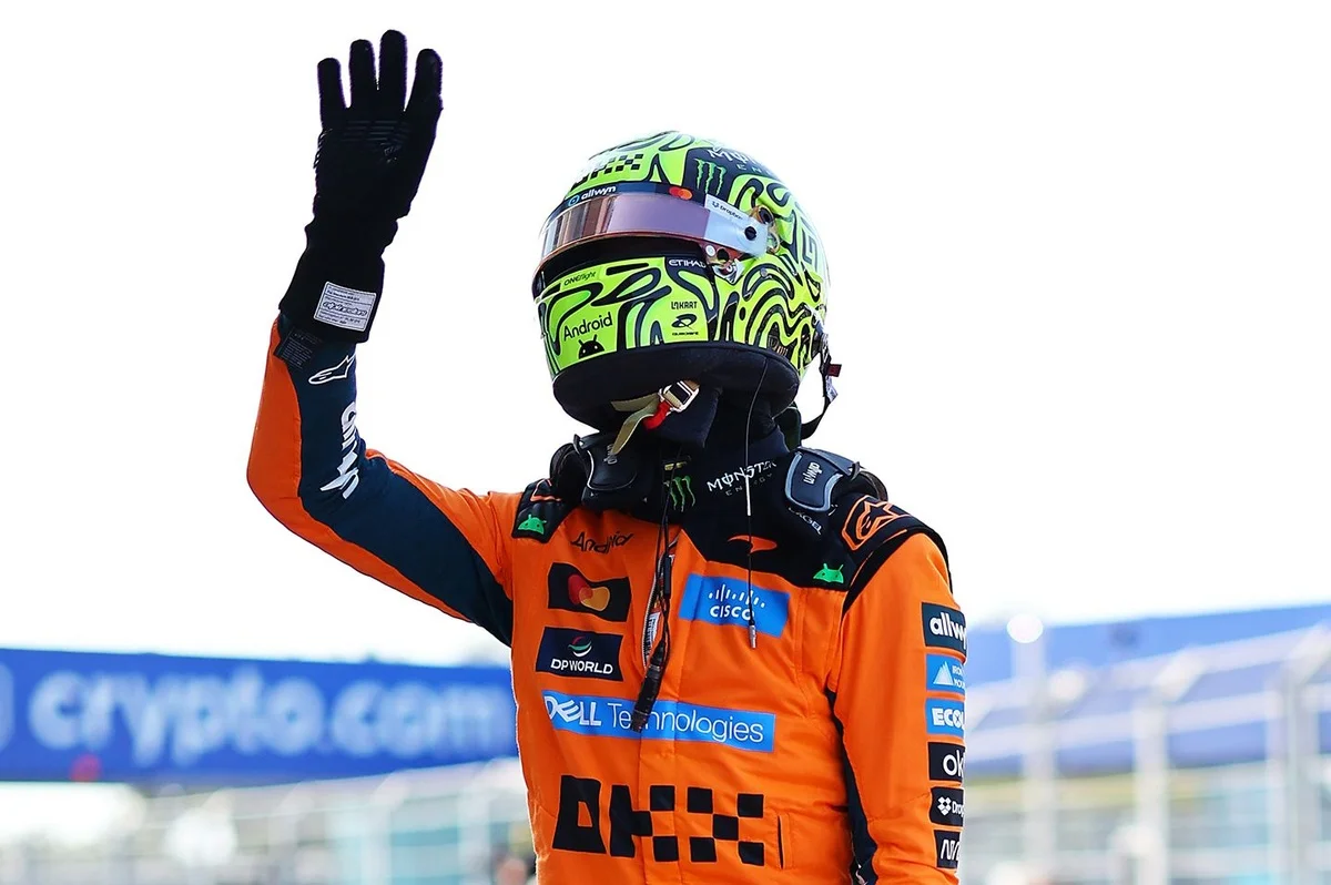 Norris clinches Miami sprint pole with upgraded McLaren