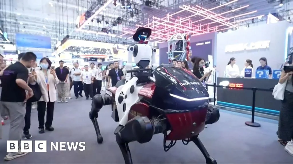 Robot horses and dancing bots steal the show at Beijing's World Robot Conference