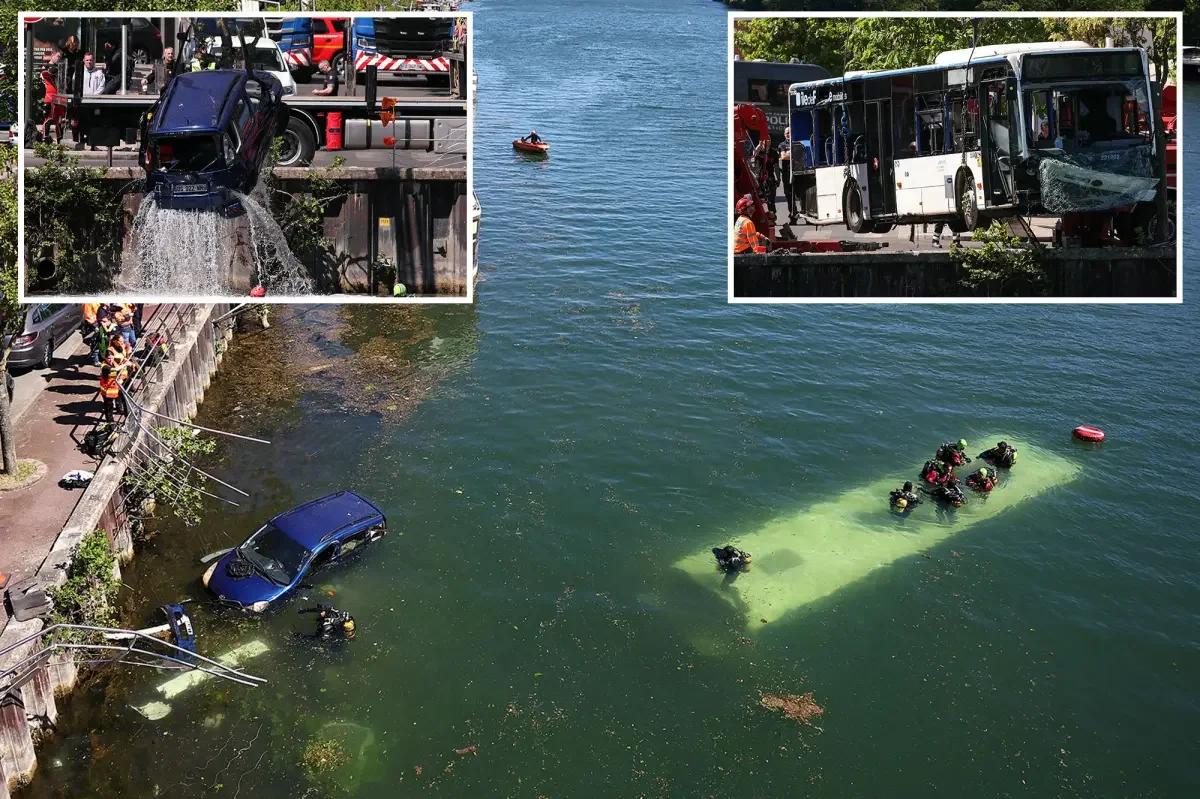 Trainee bus driver crashes into the Seine, four rescued in Paris