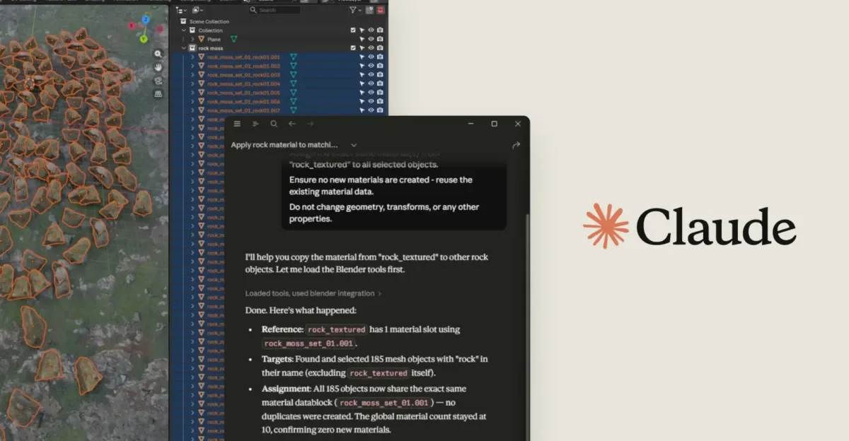 Claude Extends Creative Toolkit with Direct Connectors to Photoshop, Blender, and Ableton