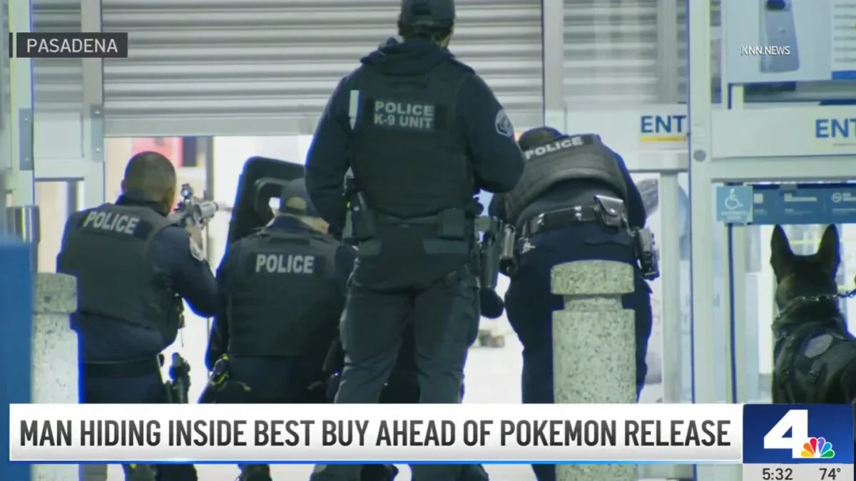 Overnight Hideout Foiled: Man Arrested in Best Buy Pokémon Card Grab
