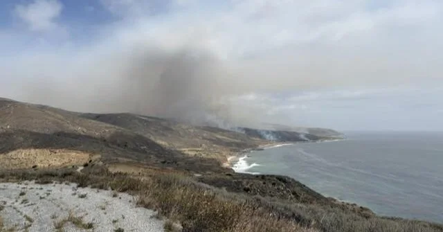Shipwreck Flare Ignites Large Channel Islands Wildfire Threatening Torrey Pines
