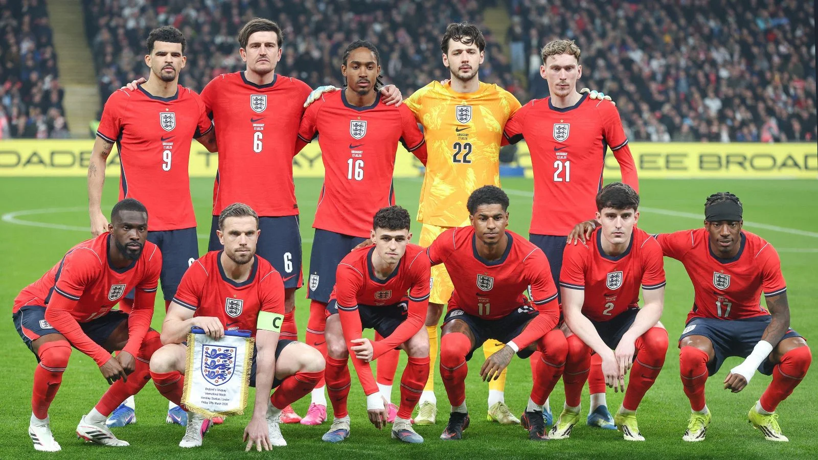 Madueke Set to Feature as England Names World Cup Squad; Foden, Shaw and Tomori Snubbed