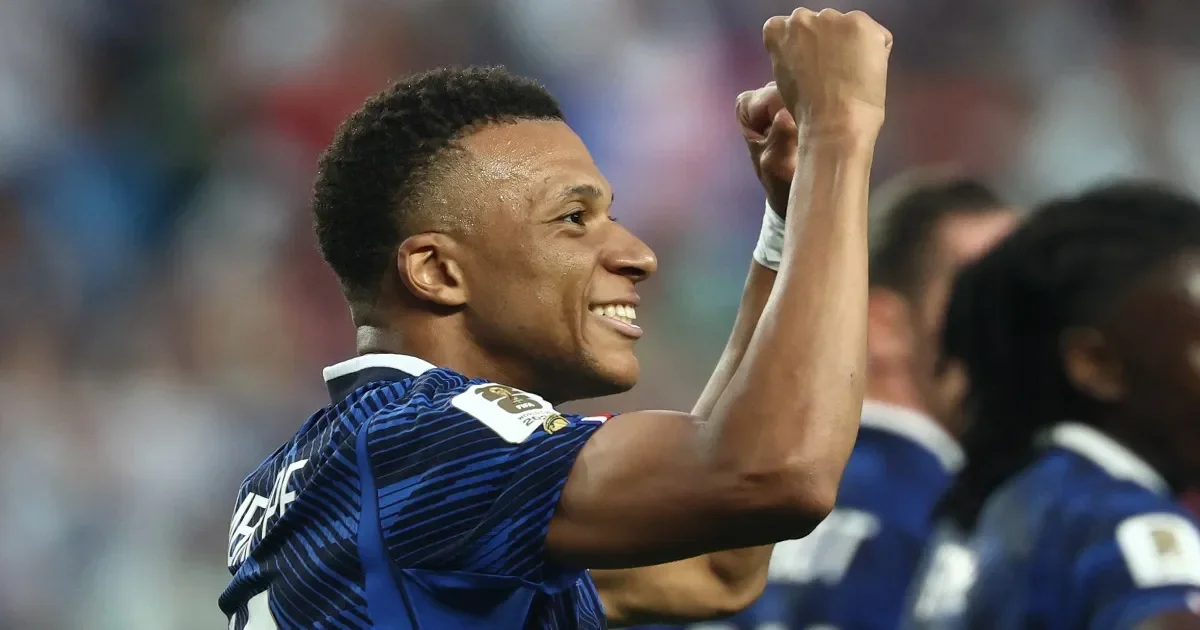 Mbappé doubles France’s lead as they beat Iraq 3-0 after lightning delay