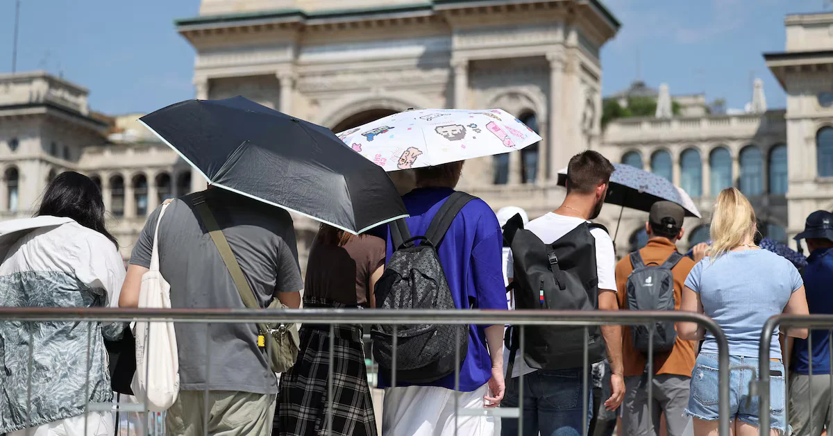 Historic Heatwave Sweeps Milan, Breaking 258-Year Record