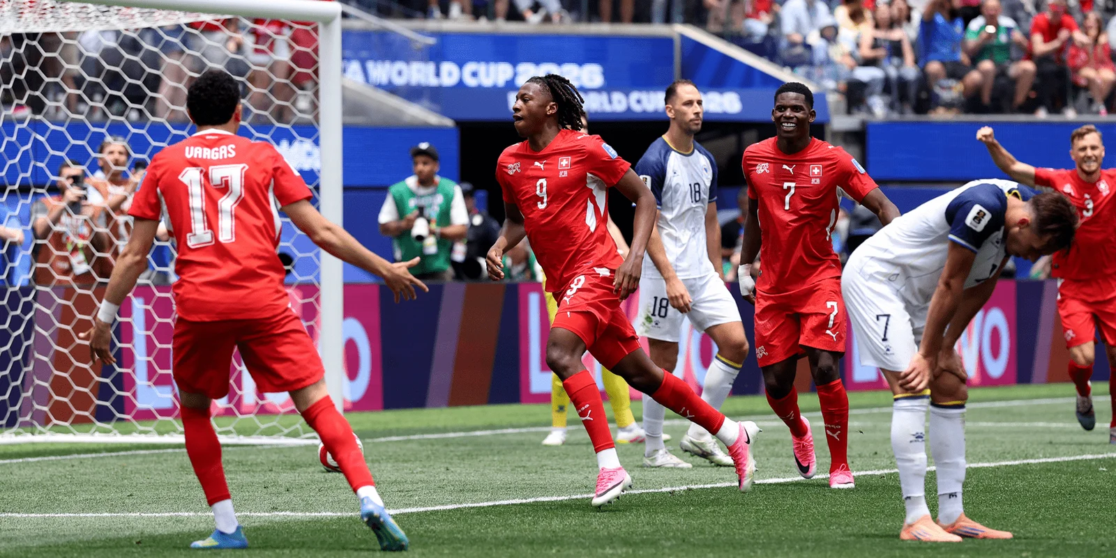 Swiss substitutes spark 4-1 win to top Group B