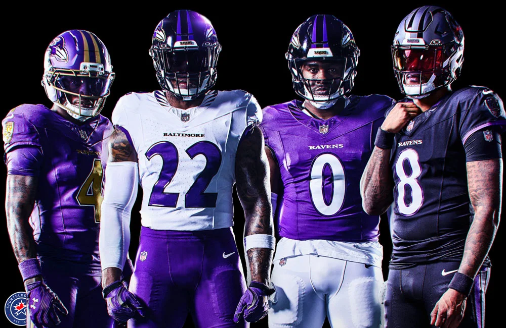 Ravens Reveal Subtle 2026 Uniform Refresh With Iridescent Accents