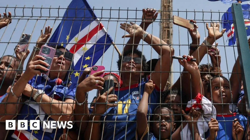 Cape Verde's Blue Sharks hailed in Praia after historic World Cup run