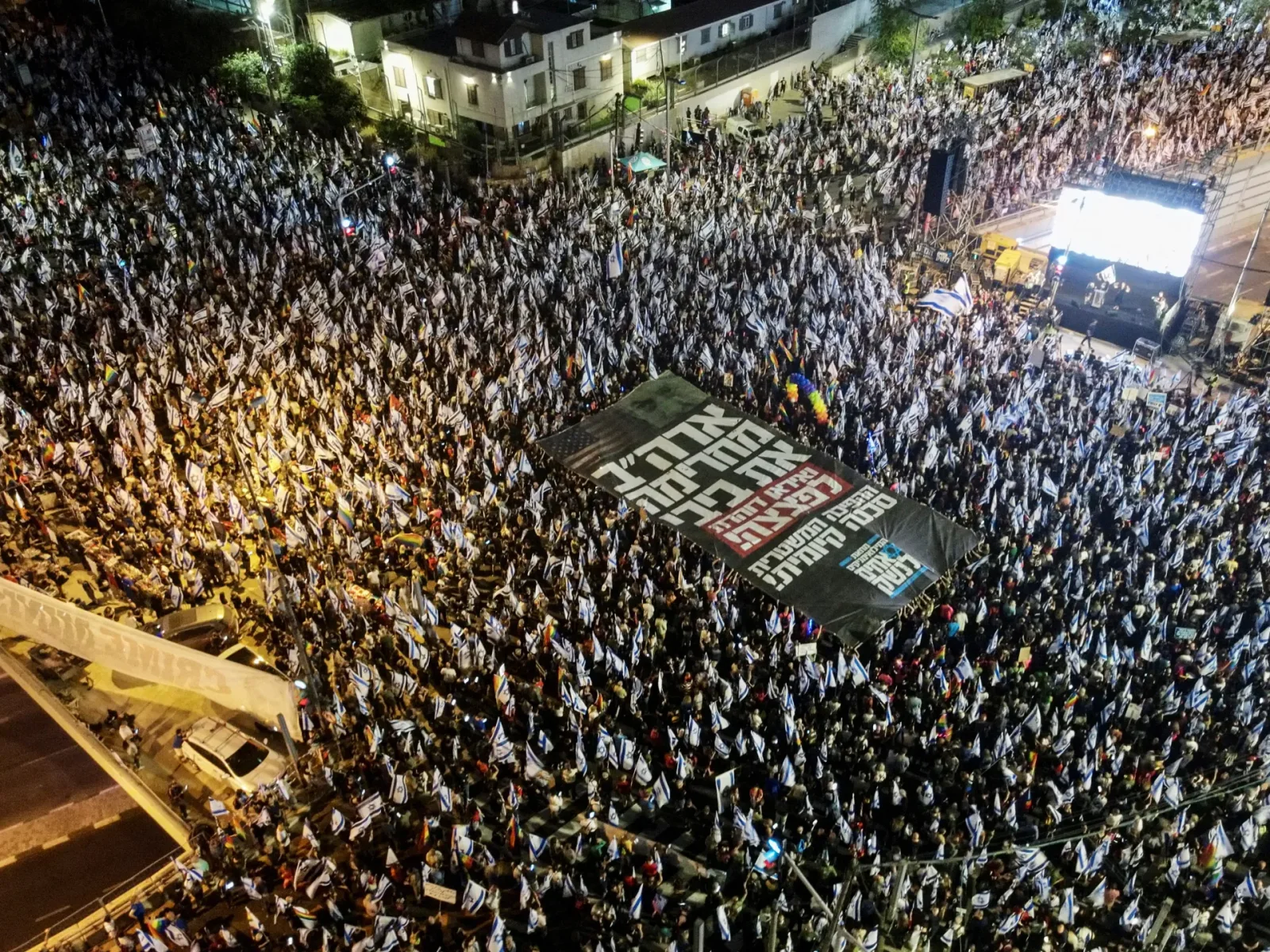 22nd week of protests in Israel against Netanyahu's judicial plan