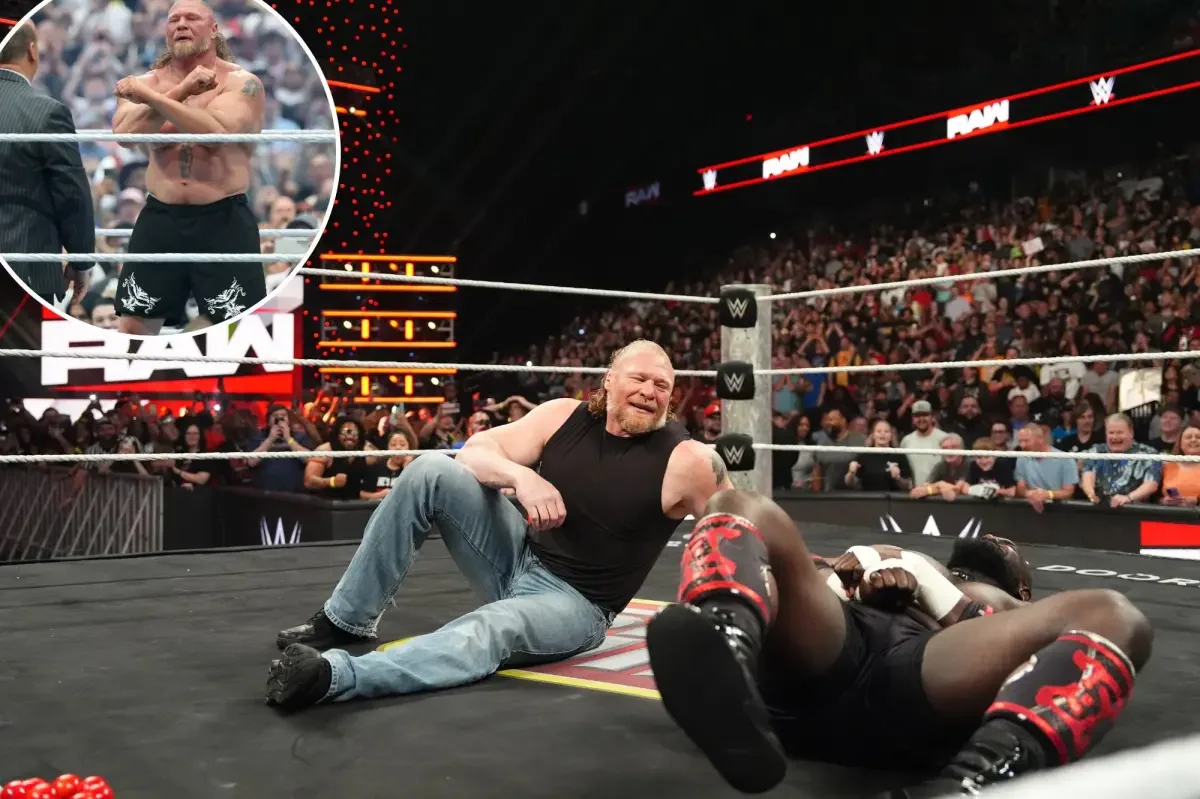 Lesnar's Retirement Tease Sparks Surprise Raw Return Against Oba Femi