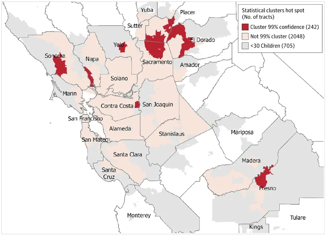 Kaiser study flags two North Bay measles vaccination hotspots