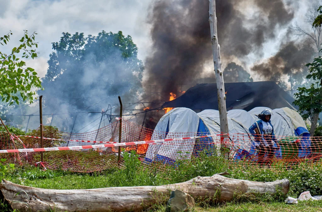 Arson at Ebola center highlights burial-rule tensions in Congo
