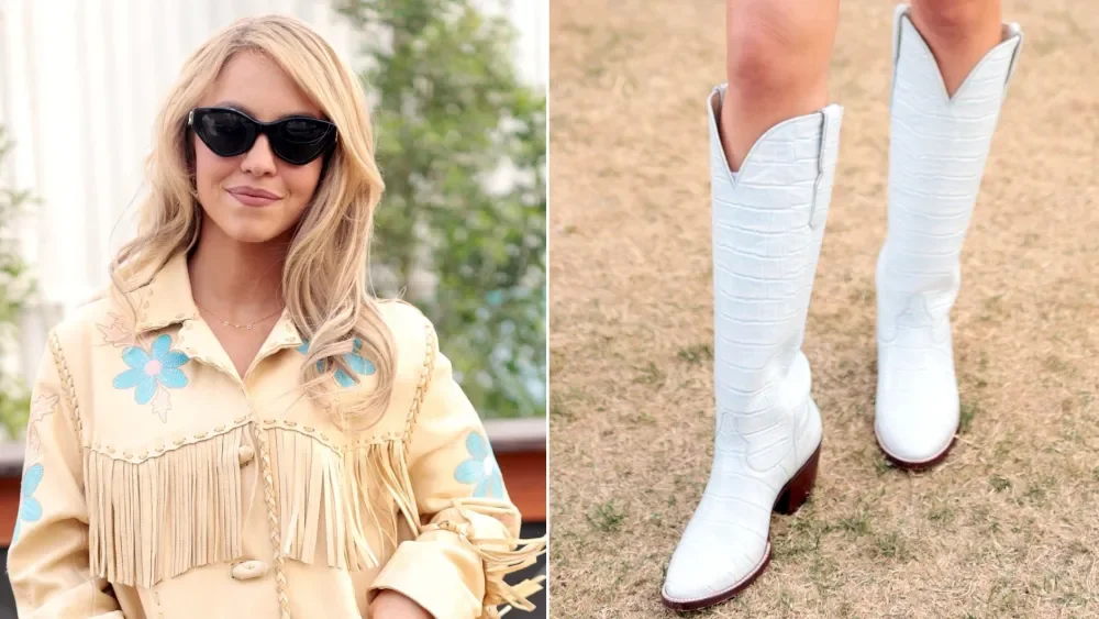 Sydney Sweeney Delivers Powder-Blue Cowgirl Moment at Stagecoach