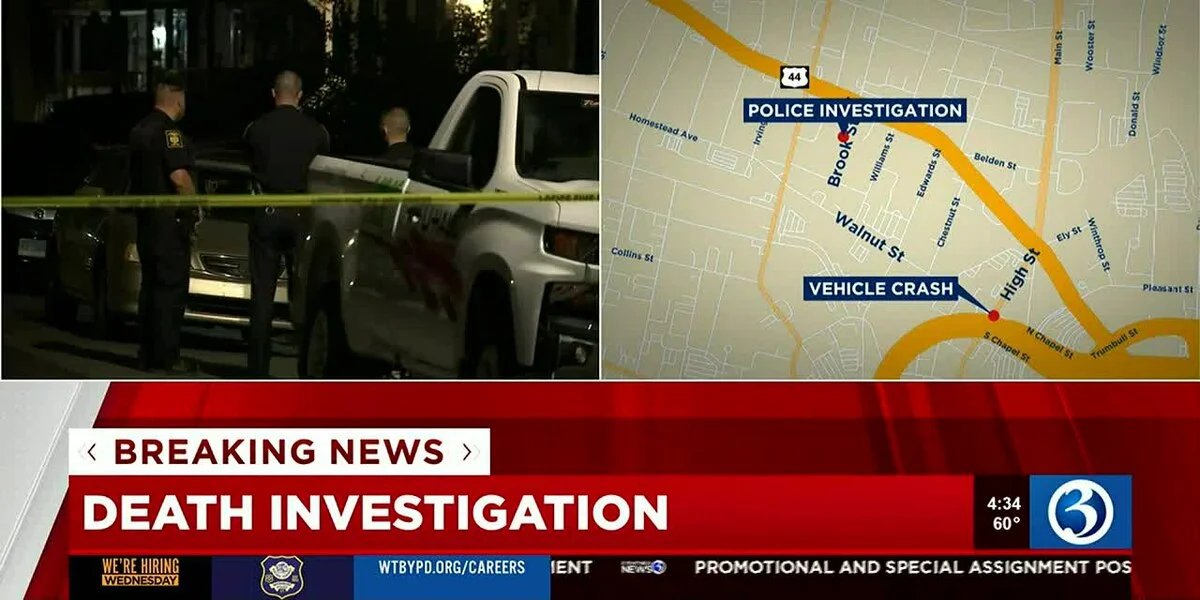 UConn student killed in Hartford homicide and crash investigation.