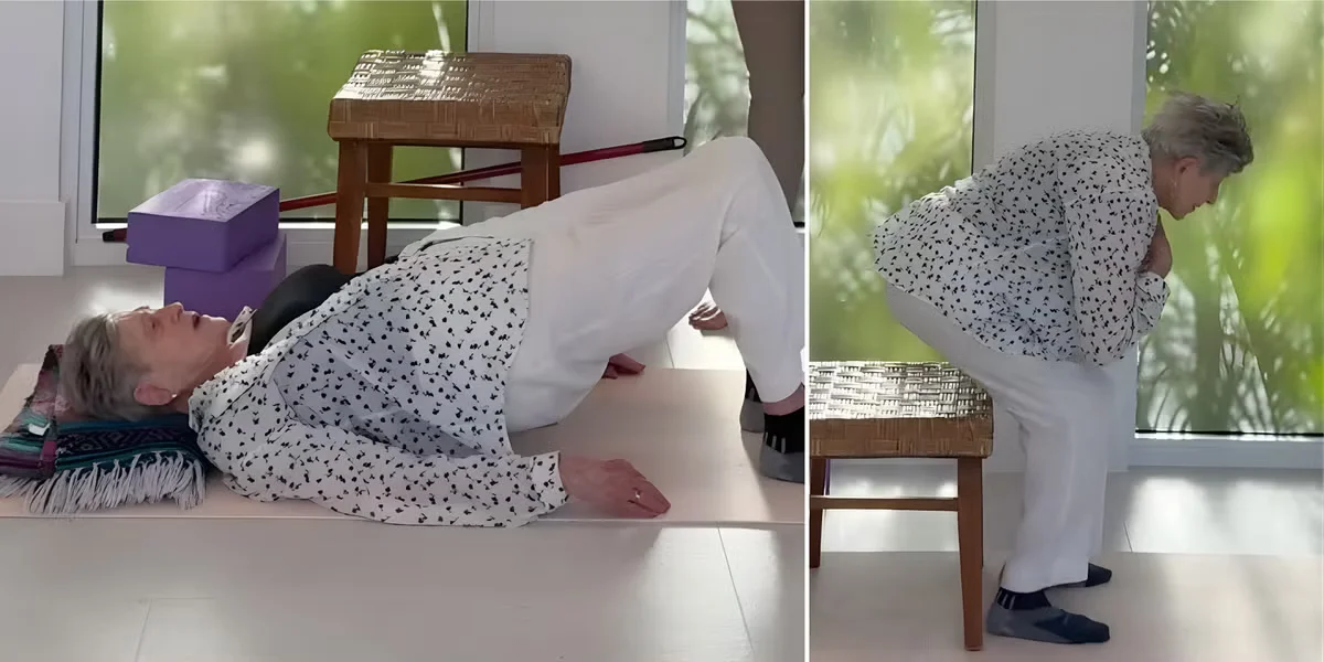 98 and unstoppable: a nine-move mobility routine keeps her mobile