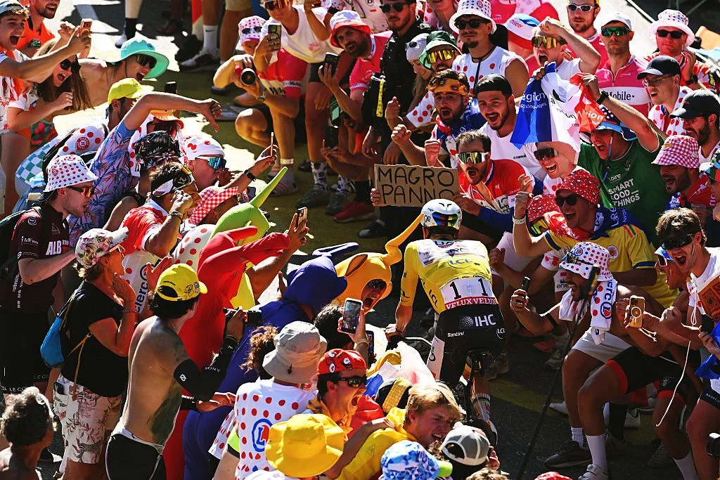 Pogačar seals Alpe d'Huez stage win, shatters ascent record and tightens yellow-jersey grip