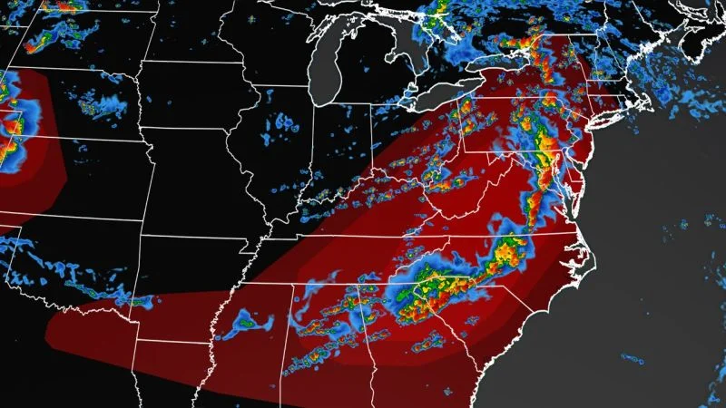 Impending Severe Weather Threatens Eastern US with Record Heat and Destructive Storms