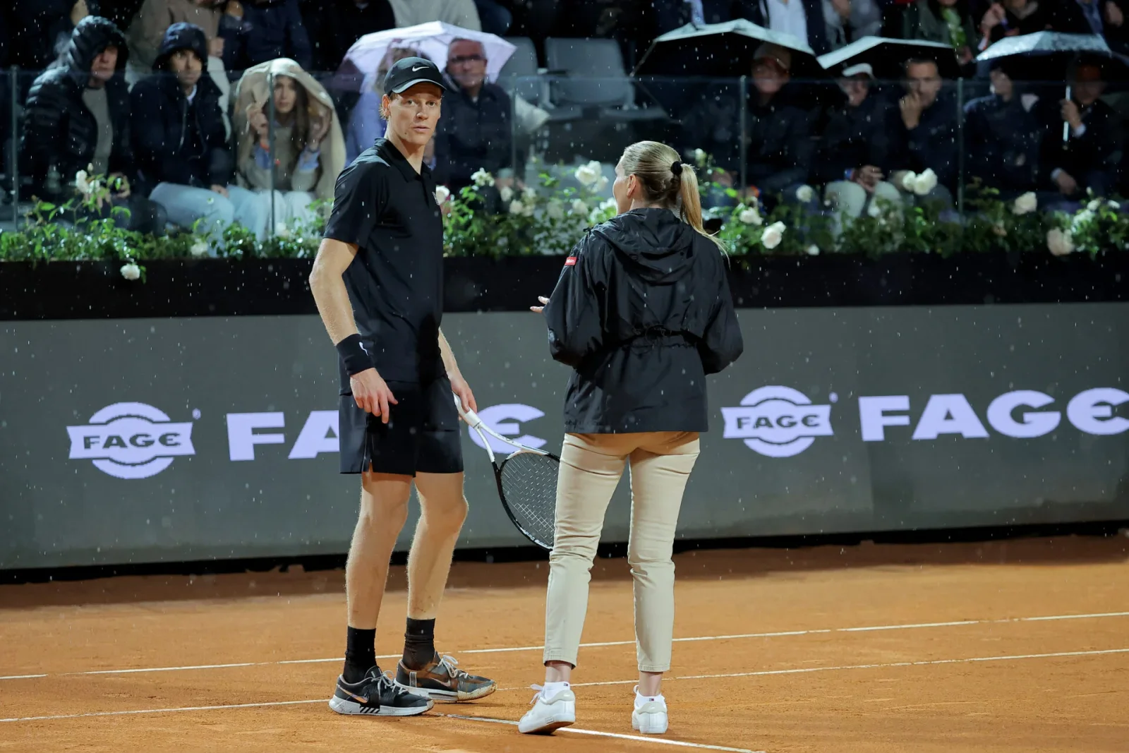 Sinner’s Rain Plea Delays Italian Open Semi vs Medvedev