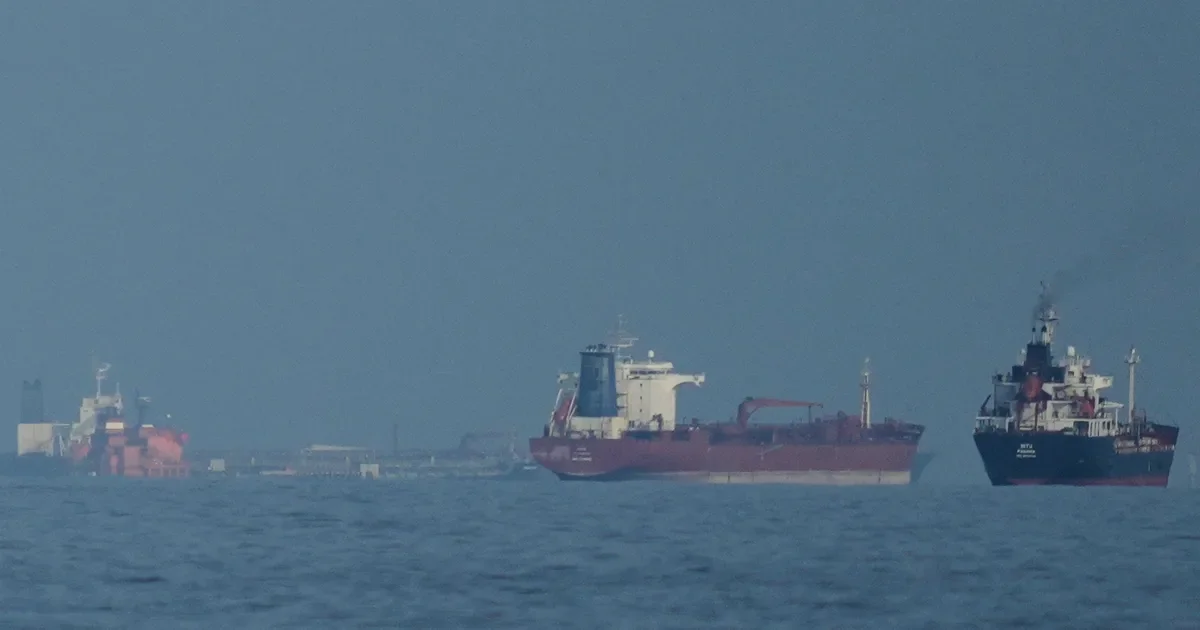 Hormuz Strait Sees Third Iran-linked Vessel During First Day of U.S. Blockade