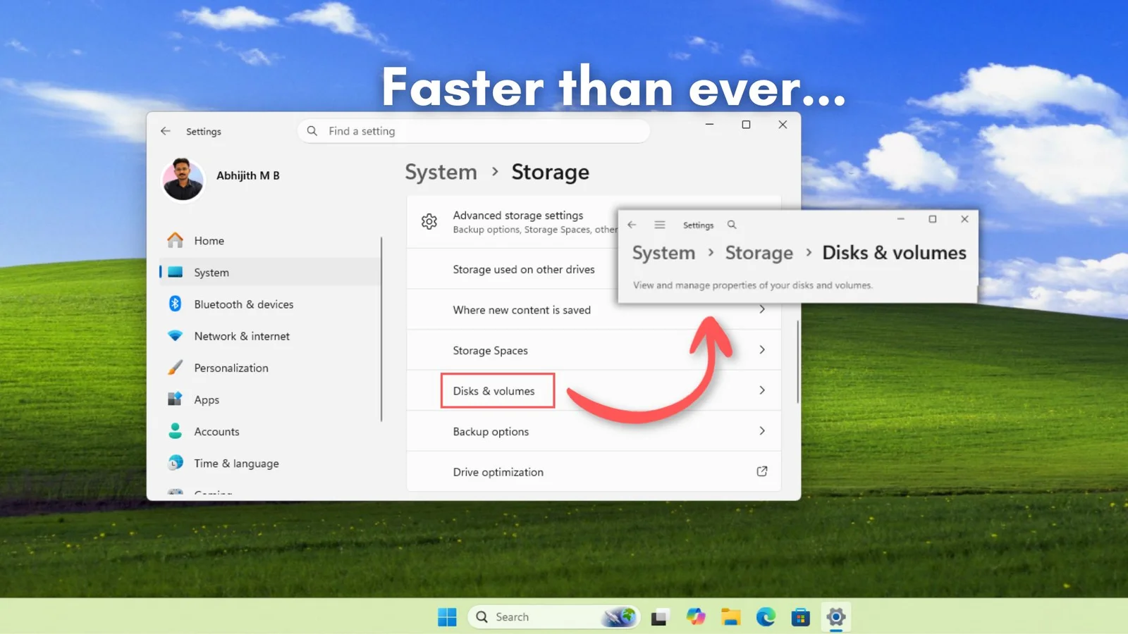 Windows 11 Insider builds speed up storage settings and lift FAT32 limit to 2TB