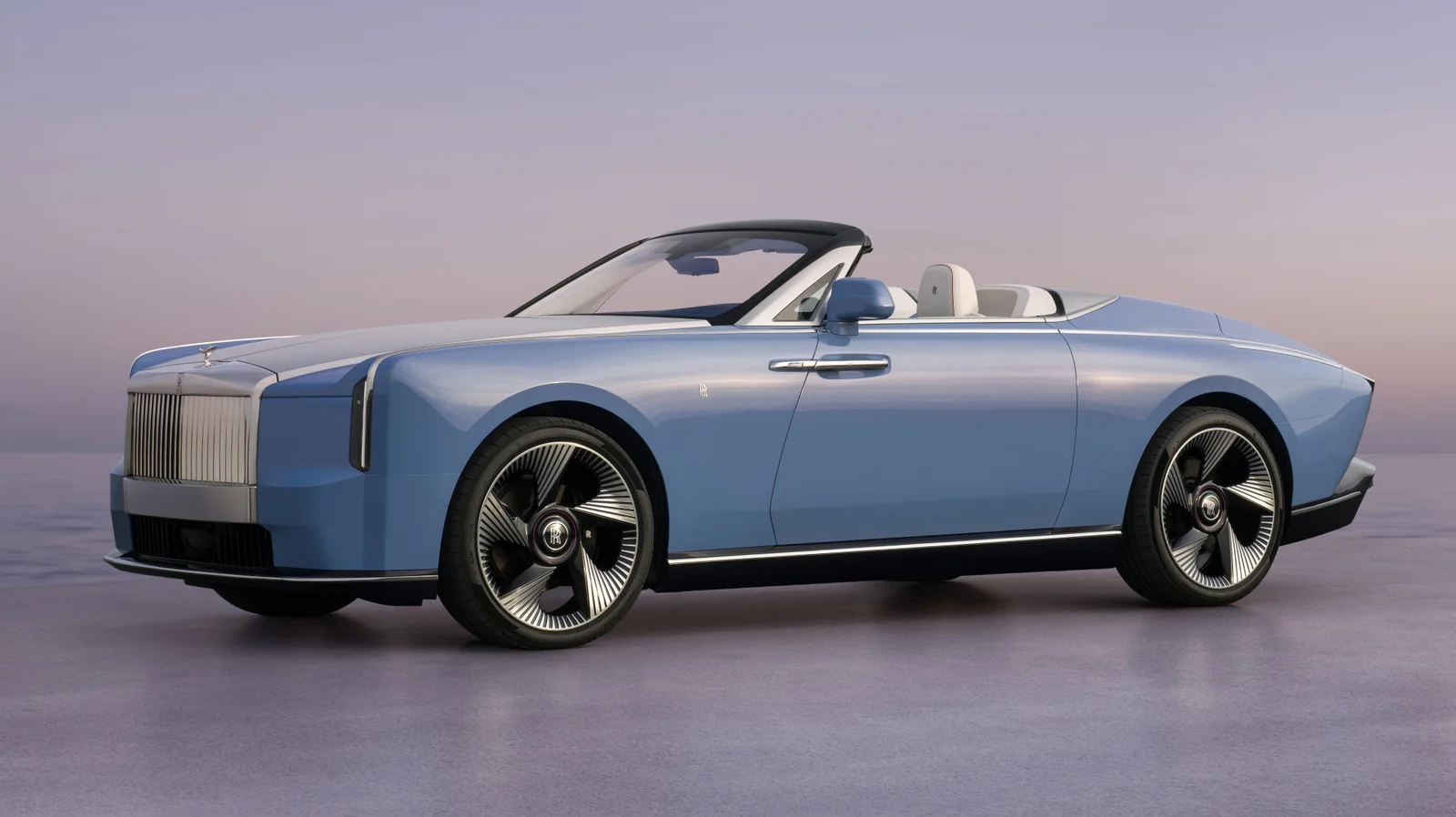 Rolls-Royce Nightingale: An 18.9-Foot Electric Convertible With Dramatic Tail Fins