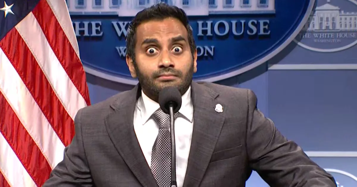 Aziz Ansari Skewers Kash Patel in SNL Cameo