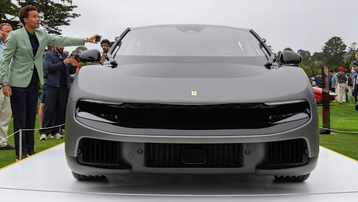 Ferrari's Luce hits a $40m sale at Monterey, redefining new-car auctions