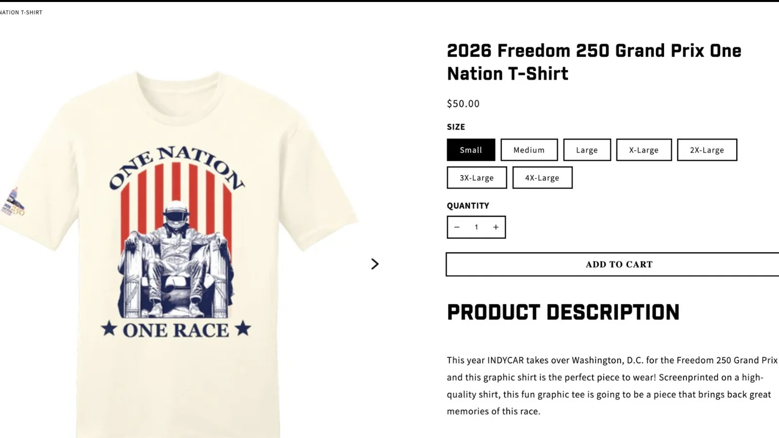 IndyCar pulls controversial One Nation shirt as backlash fades into a mixed merch bag