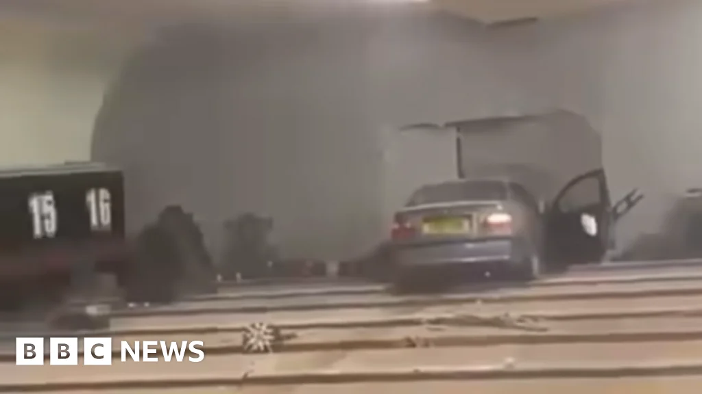Three hurt as BMW plows into Ilkeston bowling alley