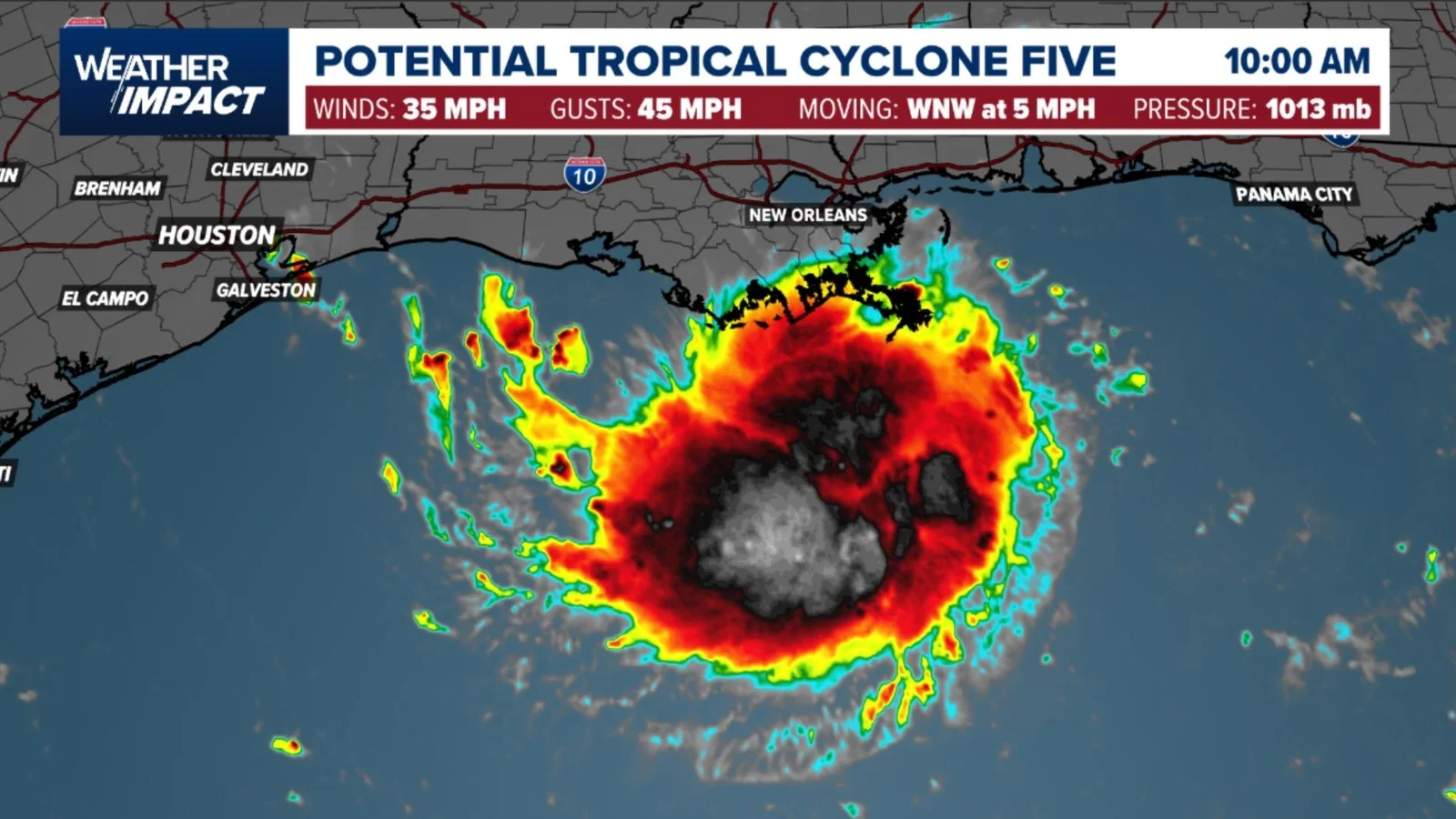 Gulf disturbance set to become a tropical storm as Texas–Louisiana coast braces for impacts