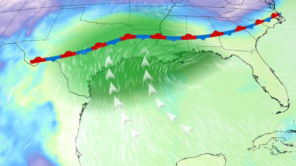 Gulf flood threat grows as tropical moisture could form Arthur, Texas bears the brunt