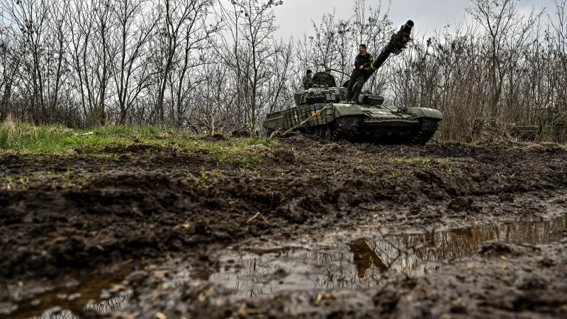 Tensions rise as Ukraine and Russia engage in military maneuvers.