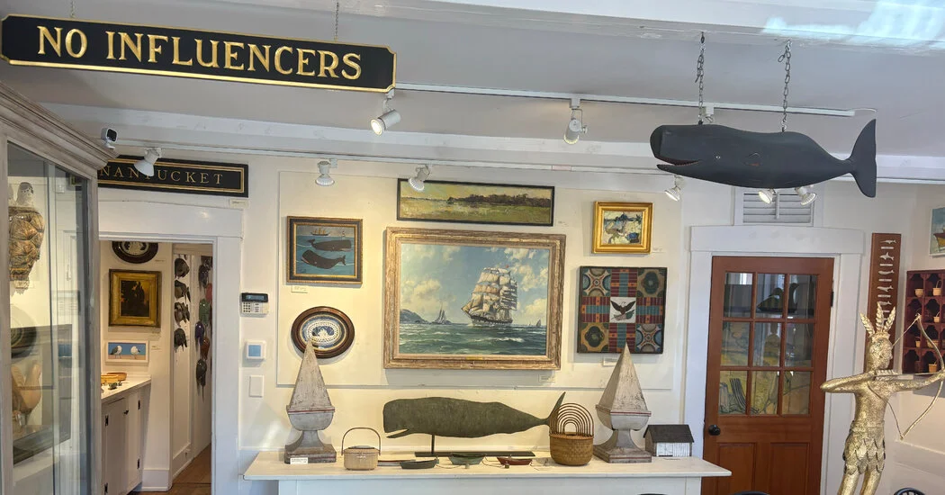 Nantucket shop’s 'No Influencers' sign ignites debate on authenticity