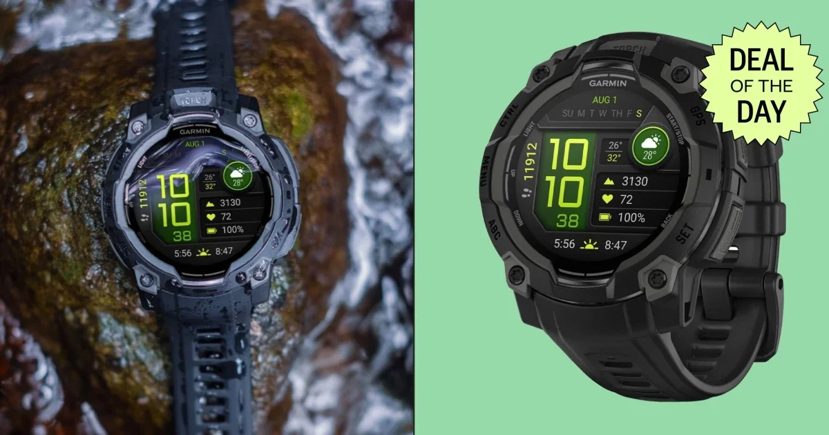 Garmin Instinct 3 AMOLED Sees Record-Low Price: $150 Off