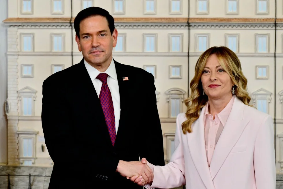 Rubio in Rome to push Iran action, mend ties with Italy and Vatican