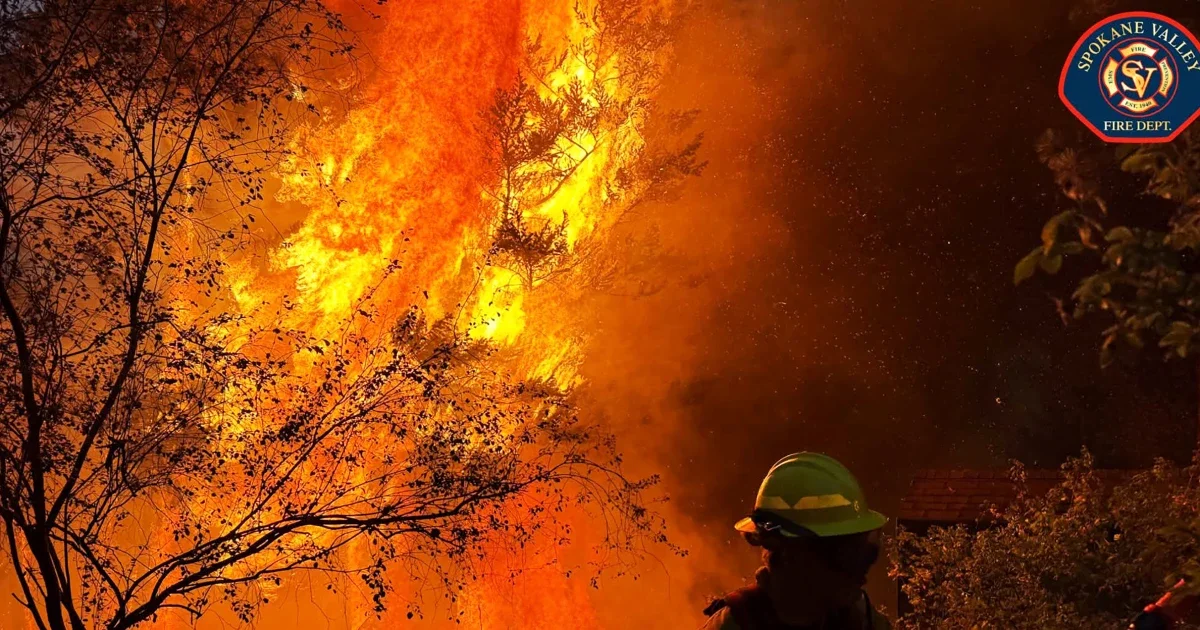 Spokane Wildfires Force Mass Evacuations as 600+ Structures Burn