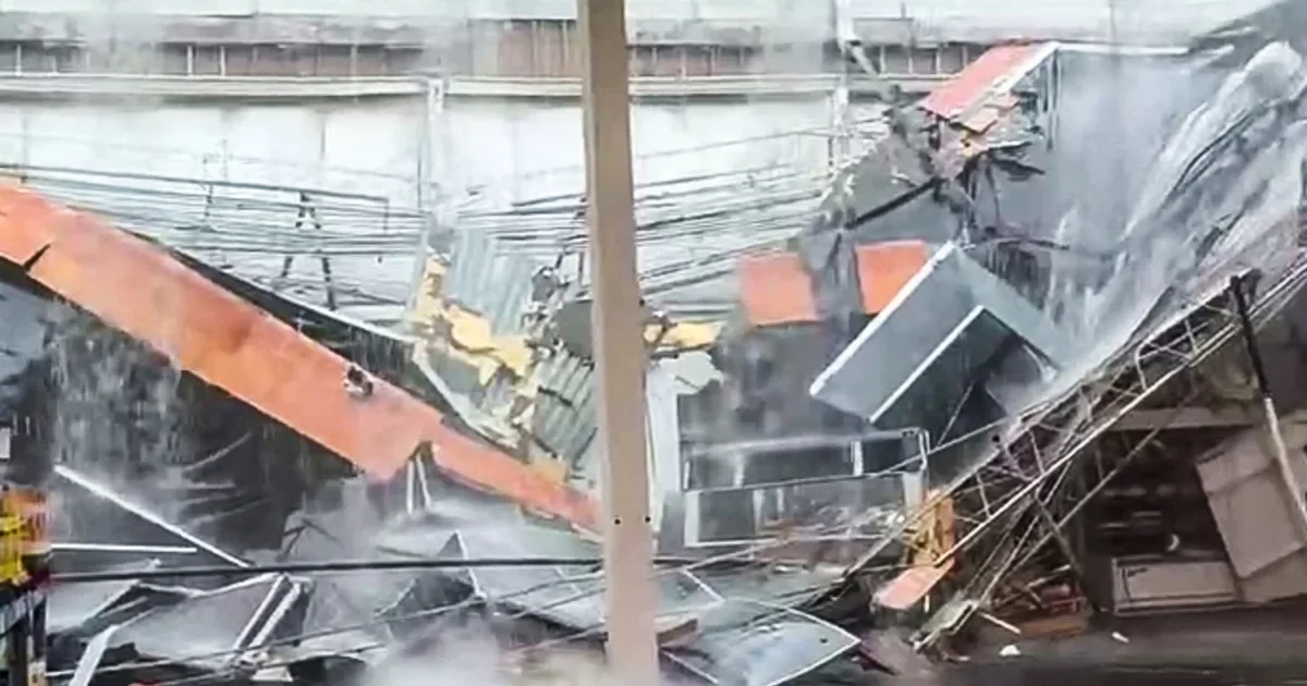 Roof collapses at New Jersey BJ’s amid heavy rain, two briefly trapped
