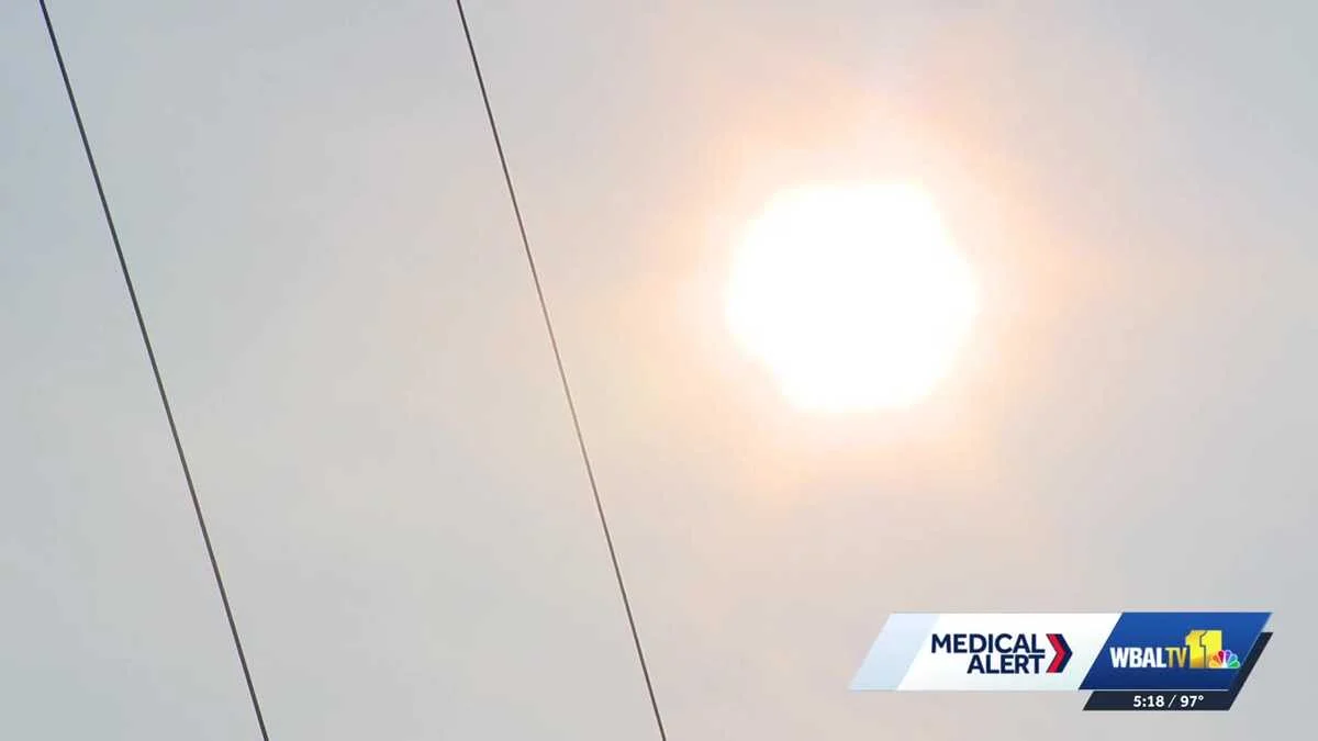 Canadian wildfire smoke triggers Code Red air quality in Maryland