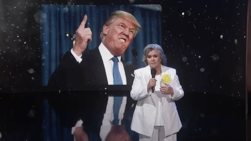 Rosie O'Donnell Bids Farewell to Kimmel With Trump-Roasting Danny Boy