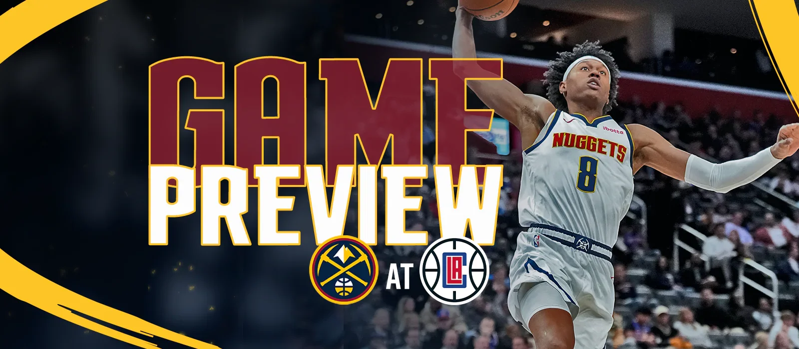 "Nuggets face Clippers in intense back-to-back battle"