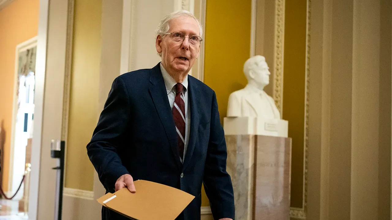 "McConnell's Leadership Tested as GOP Grapples with Ukraine Crisis"
