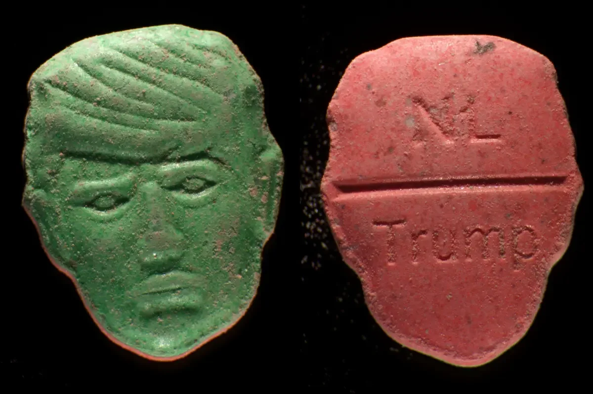 Trump-shaped ecstasy pills trigger Red Alert over PMMA overdose risk