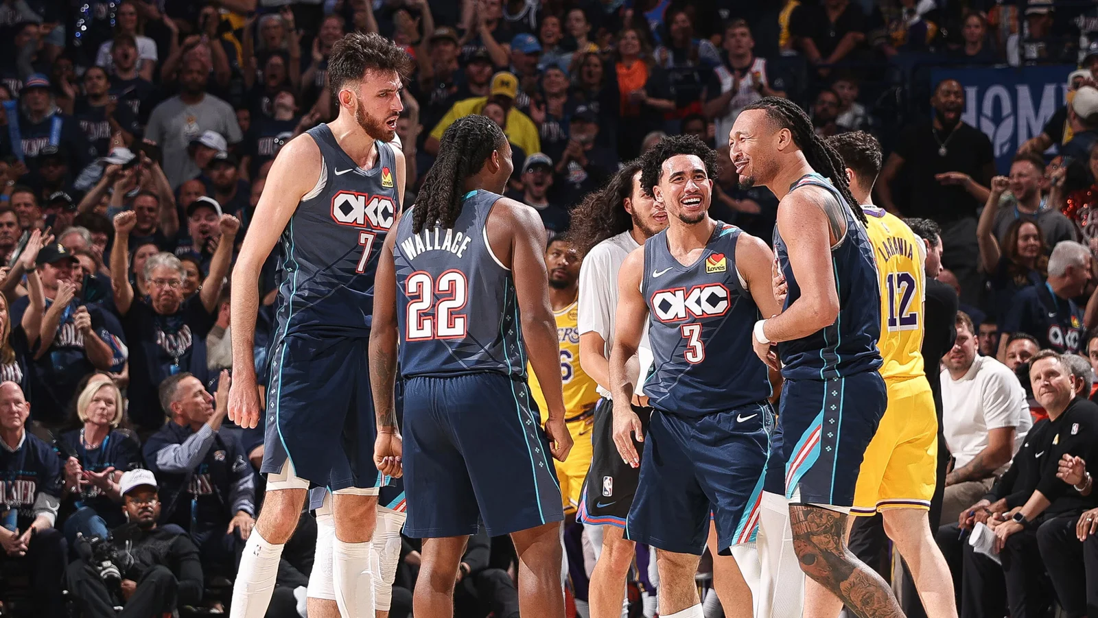 Holmgren shines as Thunder push to 2-0 lead over Lakers