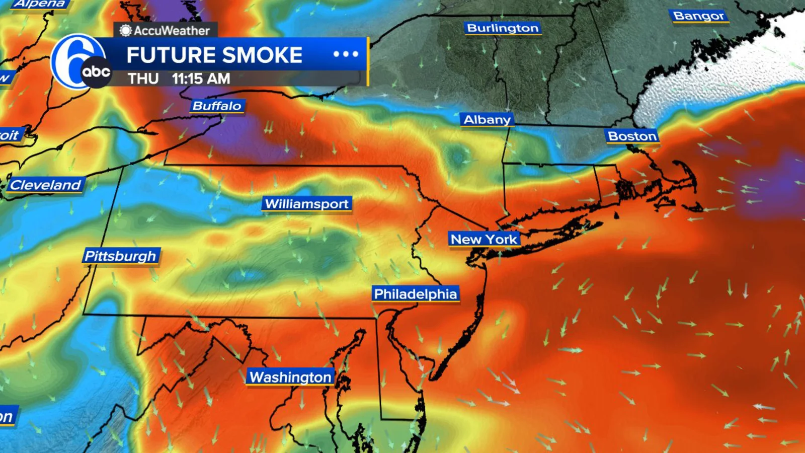 "Canada Wildfires' Smoke Continues to Impact East Coast Air Quality"