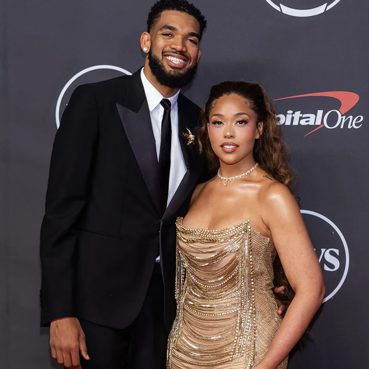Jordyn Woods and Karl-Anthony Towns Seal Malibu Vows