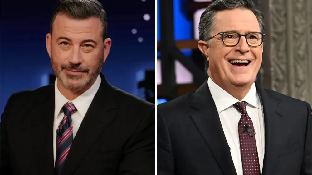 Kimmel Airs Rerun to Honor Colbert’s Final Late Show