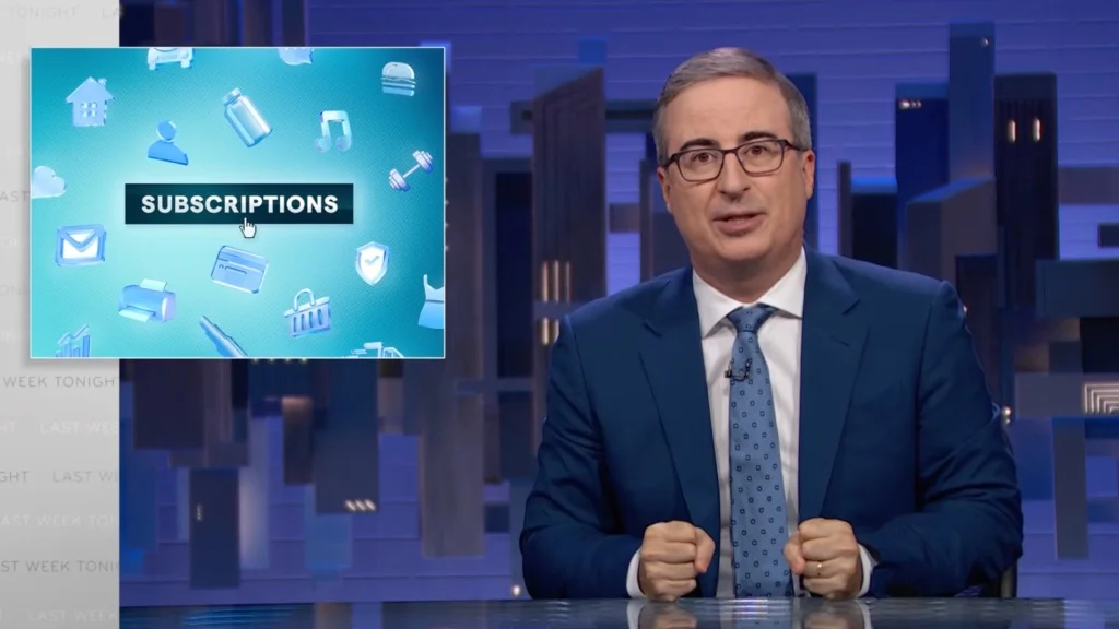 John Oliver Calls for a Simple Cancel Button to Tame Subscriptions