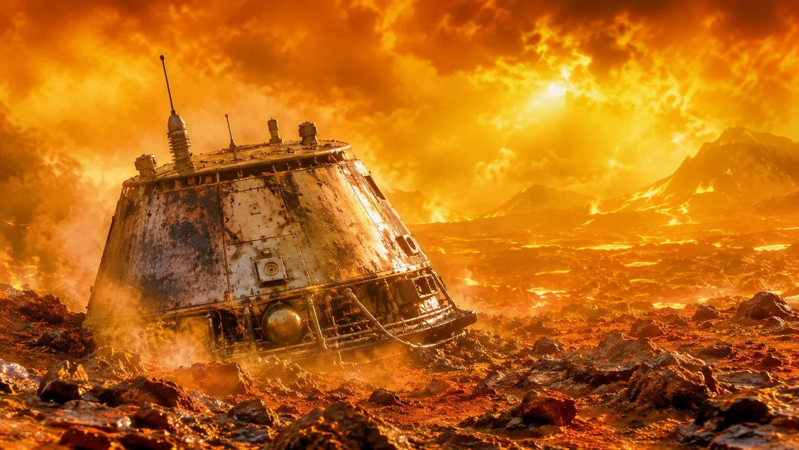 America’s accidental Venus lander: the Day Probe outlived its crash