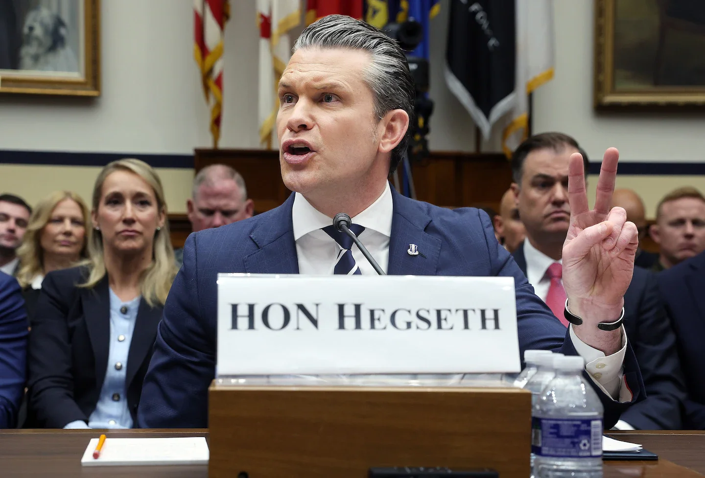 Hegseth Pushes Back on Iran War and Top-Brass Firings in House Hearing
